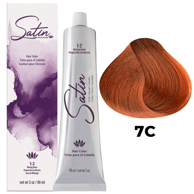 SATIN HAIR COLOR 7C COPPER BLONDE