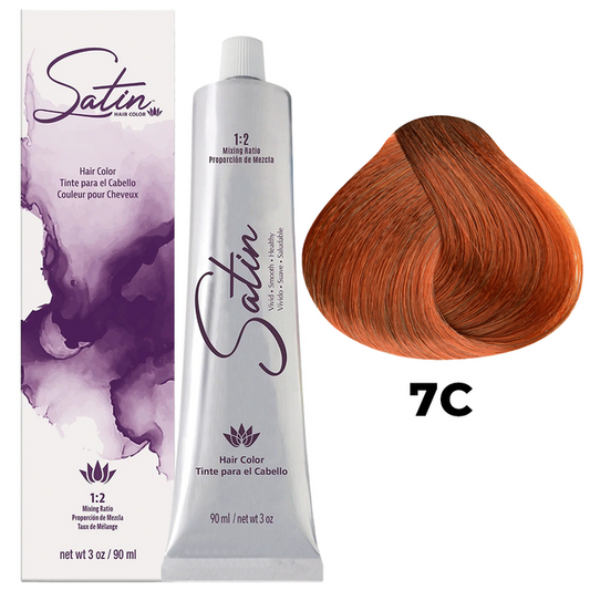 SATIN HAIR COLOR 7C COPPER BLONDE