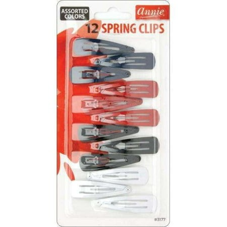 ANNIE 12SPRING CLIPS COLOR