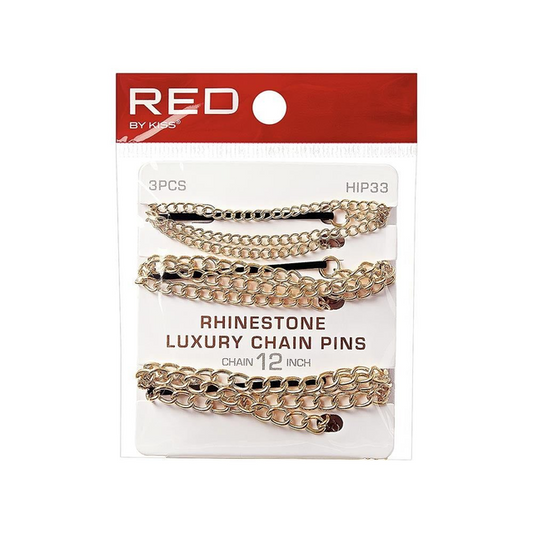 RED BY KISS HAIR PIN 3PCS HIP33