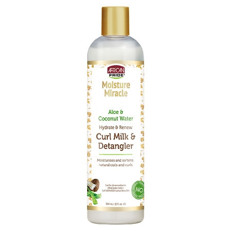 AFRICAN PRIDE CURL MILK & DETANGLER 12FL OZ