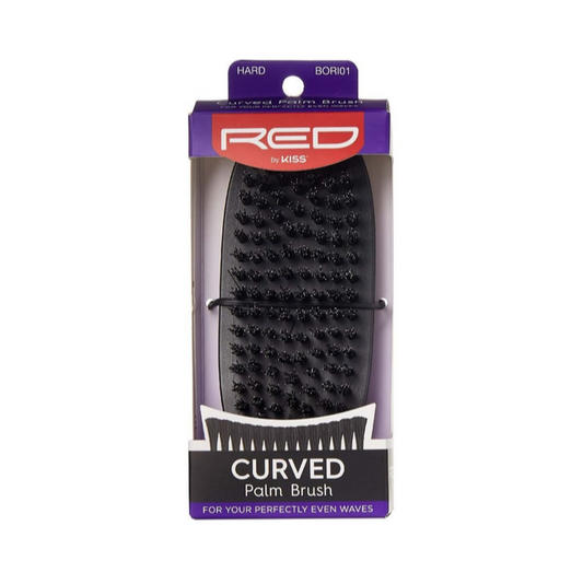 RED BY KISS CURVED PALM BRUSH BORI01