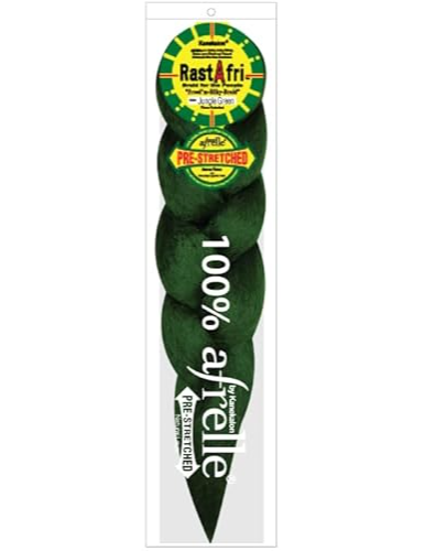 RASTAFRI SILKY BRAID SINGLE COLOR JUNGLEGREEN