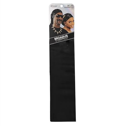 ANNIE HEADWRAP SCARF BLACK