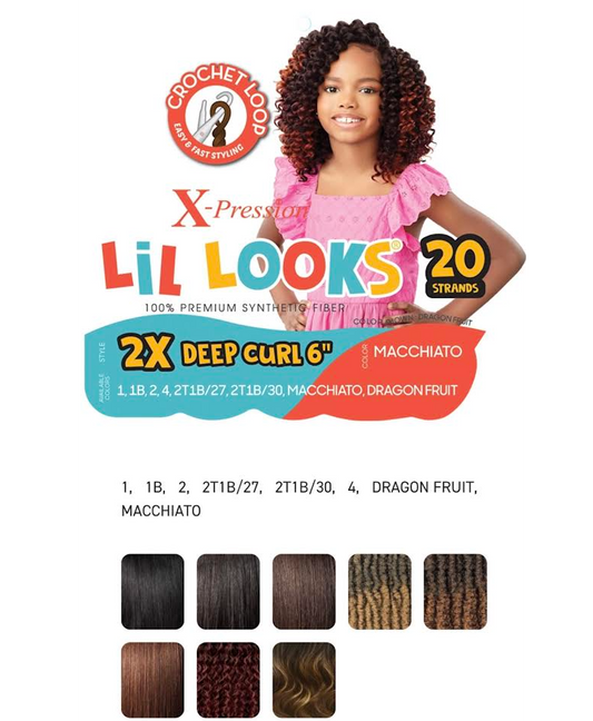 XPRESSION LIL LOOKS DEEP CURL COLOR 2T1B/30
