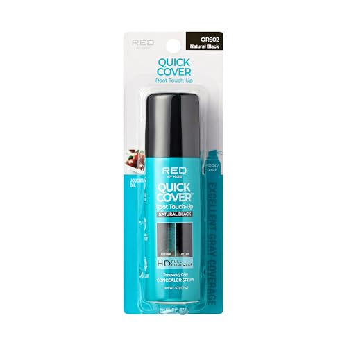 RED BY KISS QUICK COVER QRS02 NATURAL BLACK