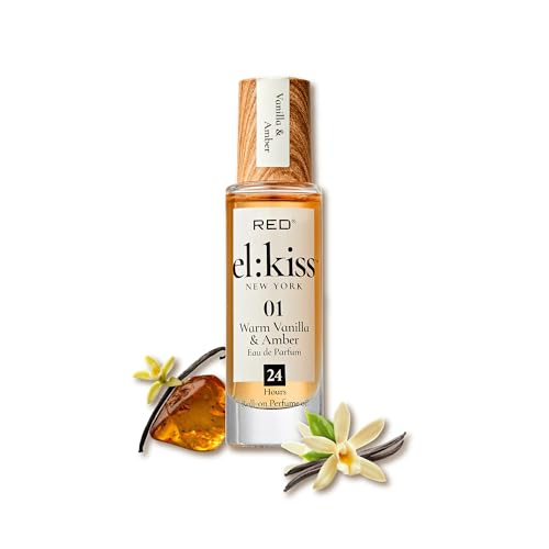EL KISS ROLL ON PERFUME OIL WARM VANILLA & AMBER PHB01