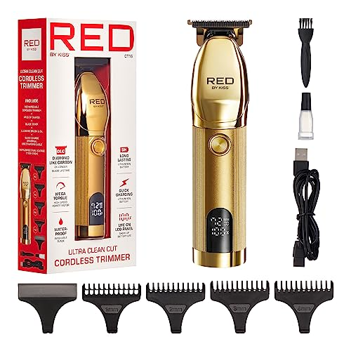 RED BY KISS CT16 CORDLESS TRIMMER GOLD