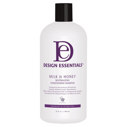DESIGN ESSENTIALS MILK & HONEY NEUTRALIZING COND. SHAMPOO 32OZ