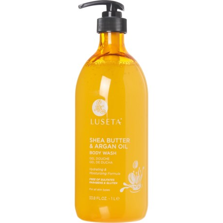 LUSETA BEAUTY SHEA BUTTER & ARGAN OIL BODY WASH 33.8FL