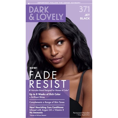 DARK & LOVELY HAIR COLOR 371 JET BLACK