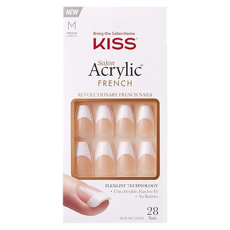KISS NAIL ACRYLIC FRENCH KSA16