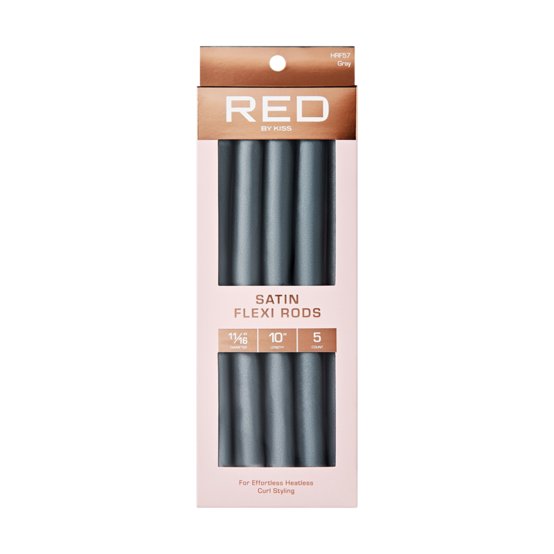 RED BY KISS SATIN FLEXI RODS 11/16'' HRF57