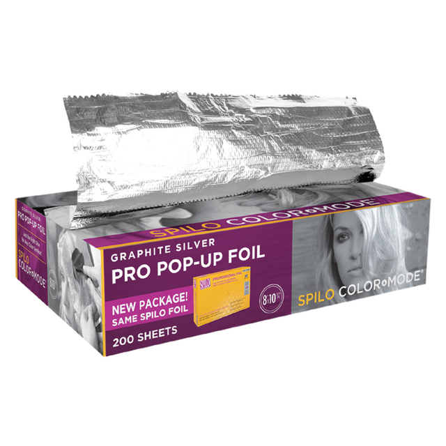SPILO GRAPHITE SILVER PRO POP UP FOIL 200 SHEETS