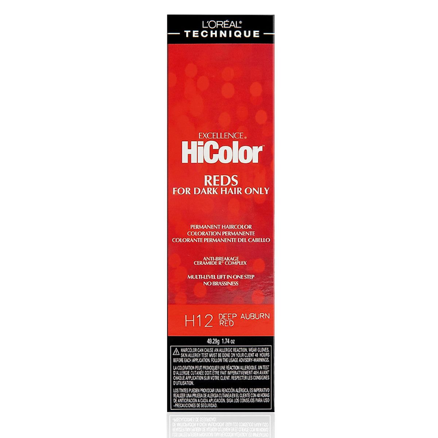 LOREAL HICOLOR H12 DEEP AUBURN RED