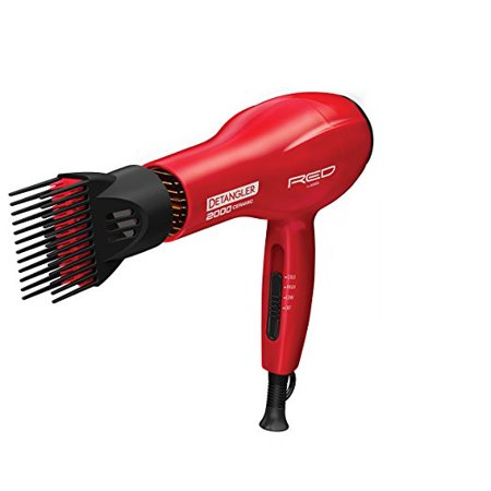 RED BY KISS DETANGLER CERAMIC BLOWDRYER BD10N