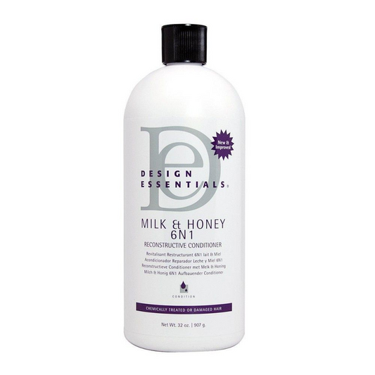 DESIGN ESSENTIALS MILK & HONEY 6N1 RECONSTRUCTIVE CONDITIONER 32OZ