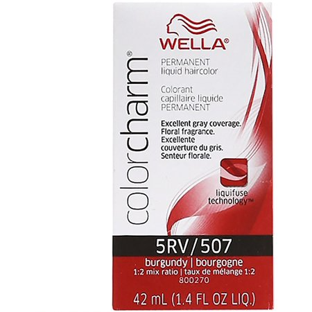 WELLA COLORCHARM LIQUID 5RV/507 BURGUNDY 3