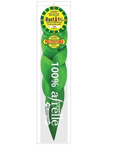 RASTAFRI SILKY BRAID SINGLE COLOR GREEN