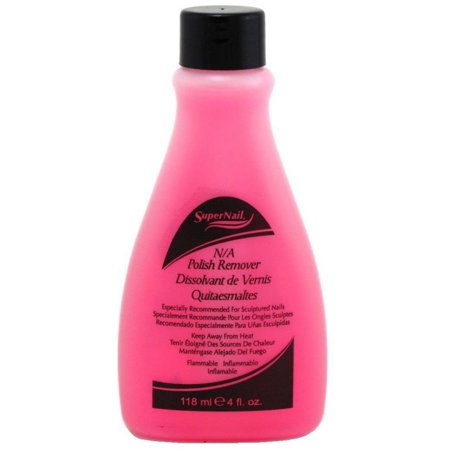 SUPER NAIL PURE ACETONE STRAWBERRY 4FL OZ