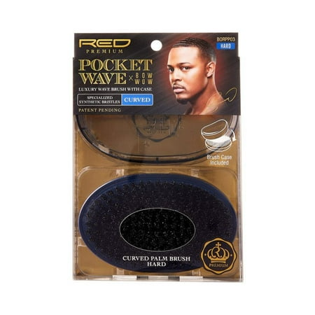 RED BY KISS PREMIUM POCKET WAVE BRUSH WITH CASE BR33