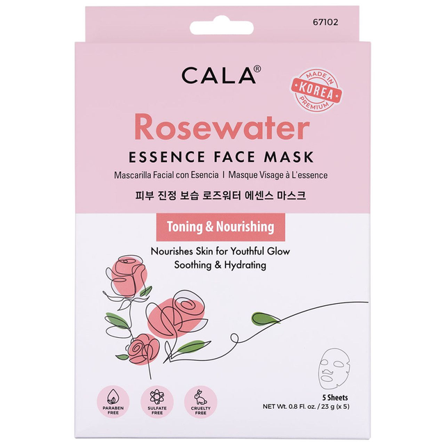 CALA FACE MASK ROSEWATER 67102