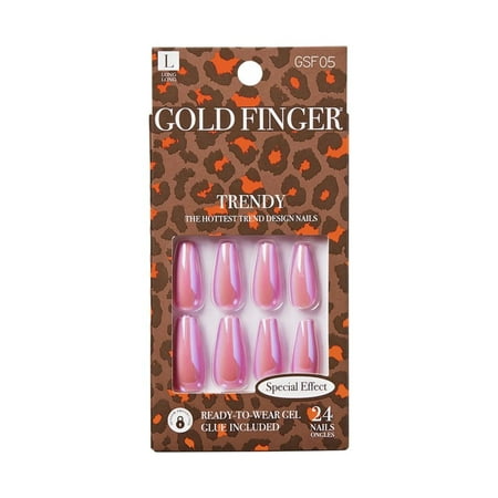 KISS NAIL GOLD FINGER TRENDY GSF05
