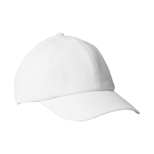 RED BY KISS LINED BASEBALL CAP FH003 WHITE