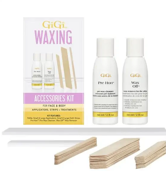 GIGI WAXING ACCESSORIES KIT FACE & BODY TREATMENT