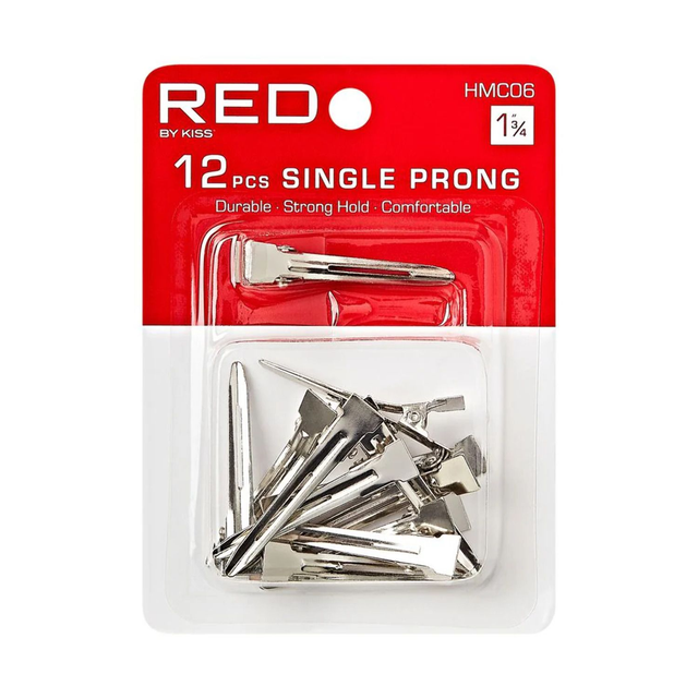 RED BY KISS PRONG CLIPS HMC06