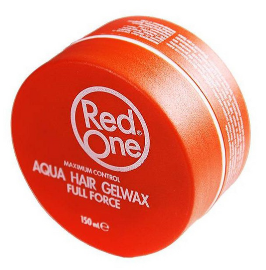 RED ONE AQUA HAIR GEL WAX ORANGE 150ML