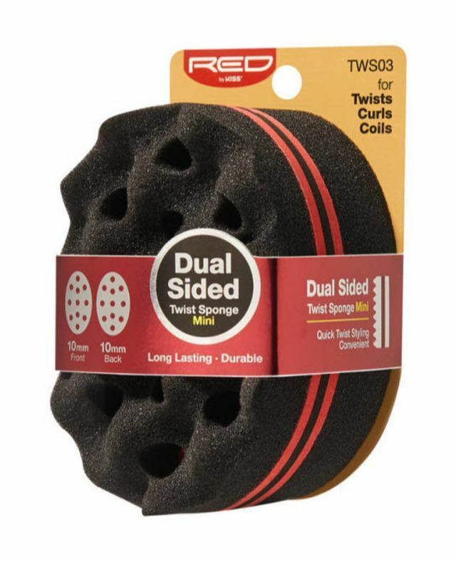 RED BY KISS MEDIUM TWS02 DUAL SIDED TWIST SPONGE