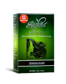 RESHNA  HENNA  HAIR COLOR NATURAL BLACK