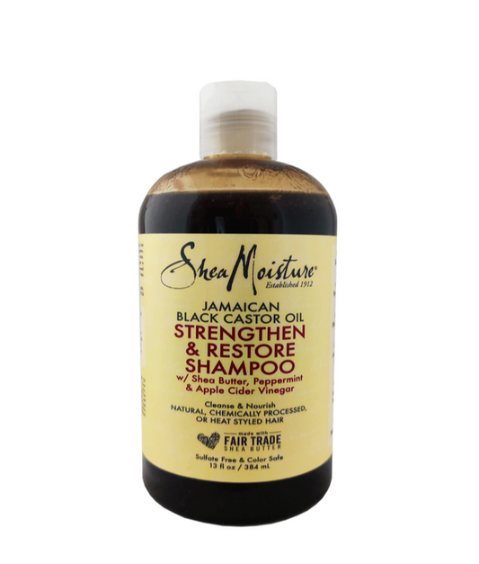 SHEA MOISTURE STRENGHTEN & RESTORE SHAMPOO 13FL OZ