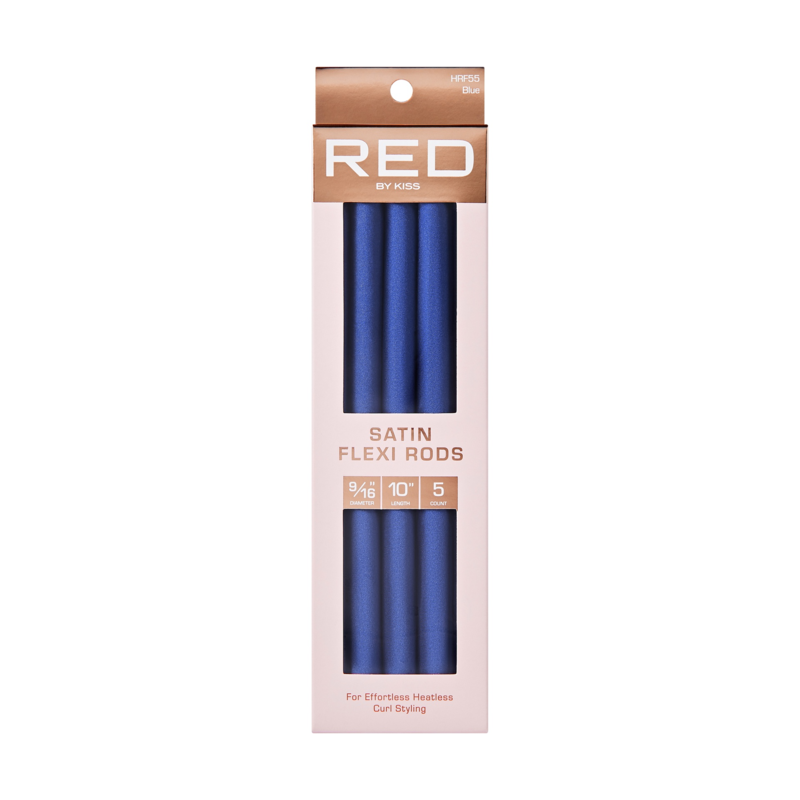 RED BY KISS SATIN FLEXI RODS 9/16'' HRF55