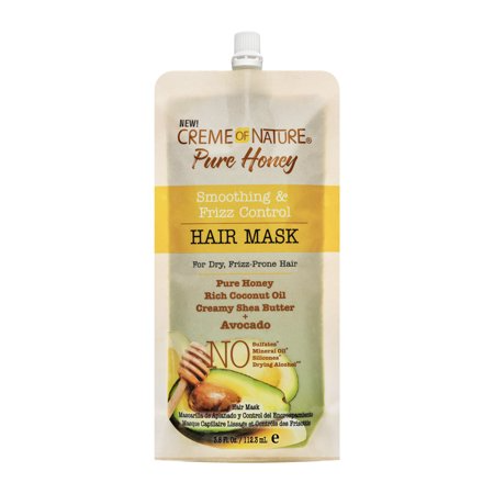 CREME OF NATURE HONEY AVOCADO SMOOTHING & FRIZZ CONTROL HAIR MASK 3.8O