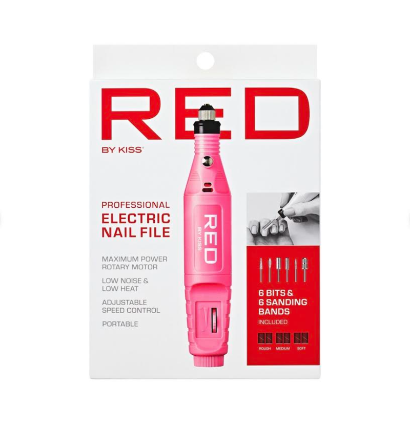 RED BY KISS ELECTRIC NAIL FILE ENF07