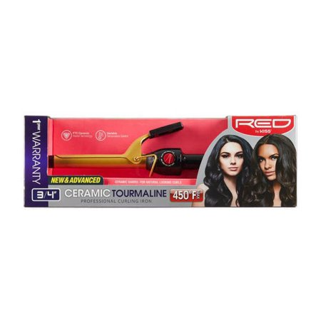 RED BY KISS CURLING IRON 3/4''