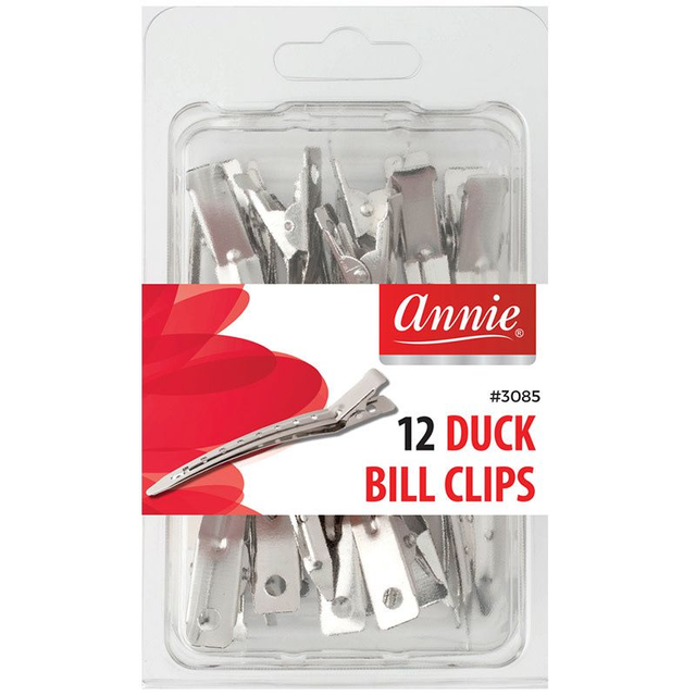 ANNIE 12 DUCK BILL CLIPS #3085