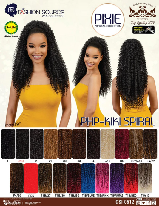 RASTAFRI PONYT.PHP KIKI SPIRAL COLOR 2