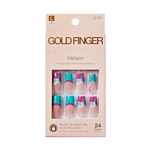 KISS NAIL GOLD FINGER GD46