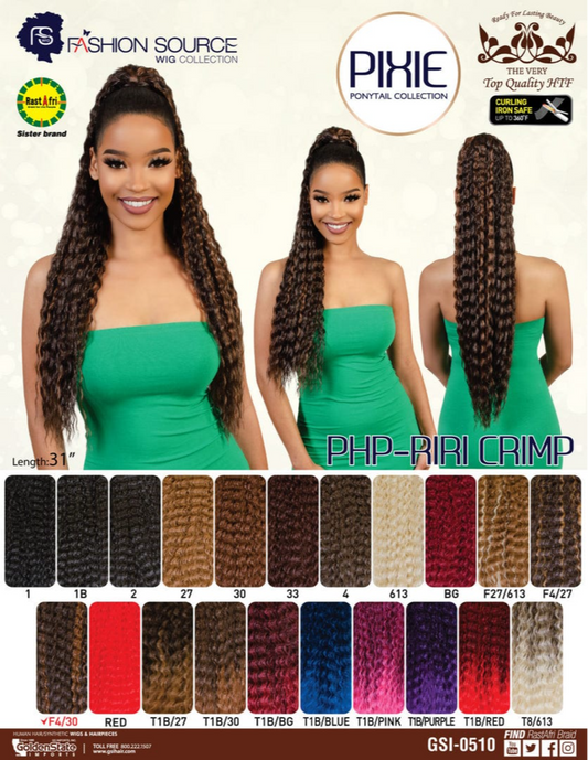 RASTAFRI PONYT. PHP RIRI CRIMP COLOR T1B/27