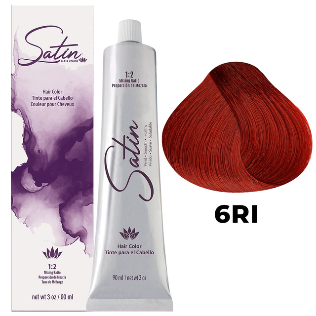 SATIN HAIR COLOR 6RI INTENSE DARK AUBURN BLONDE