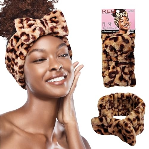 RED BY KISS SPA HEAD BAND HQ908 LEOPARD
