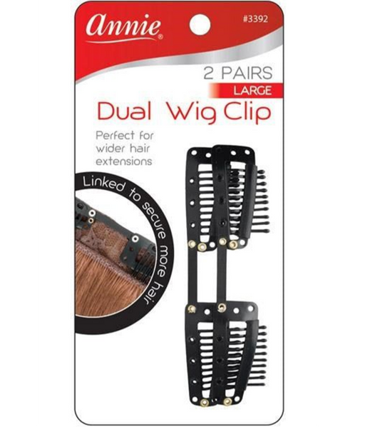 ANNIE DUAL WIG CLIP LARGE #3392