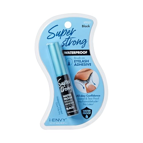 KISS I ENVY KPEG21 EYELASH ADHESIVE BLACK WATERPROOF