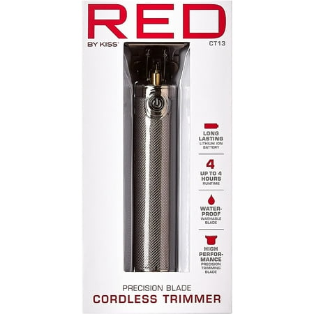 RED BY KISS CT13 CORDLESS TRIMMER SILVER