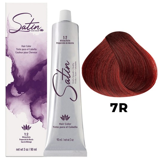 SATIN HAIR COLOR 7R AUBURN BLONDE
