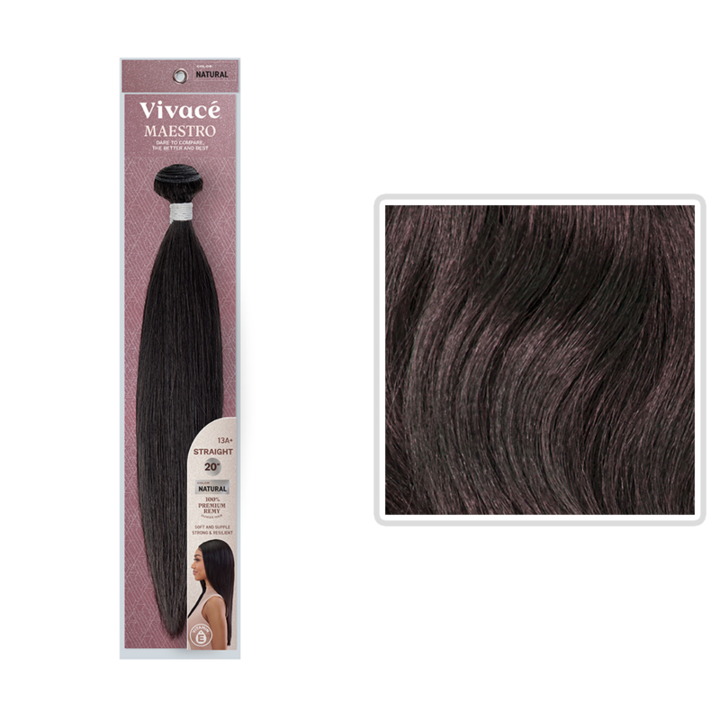 VIVACE BY KISS MAESTRO STRAIGHT 20'' COLOR NATURAL