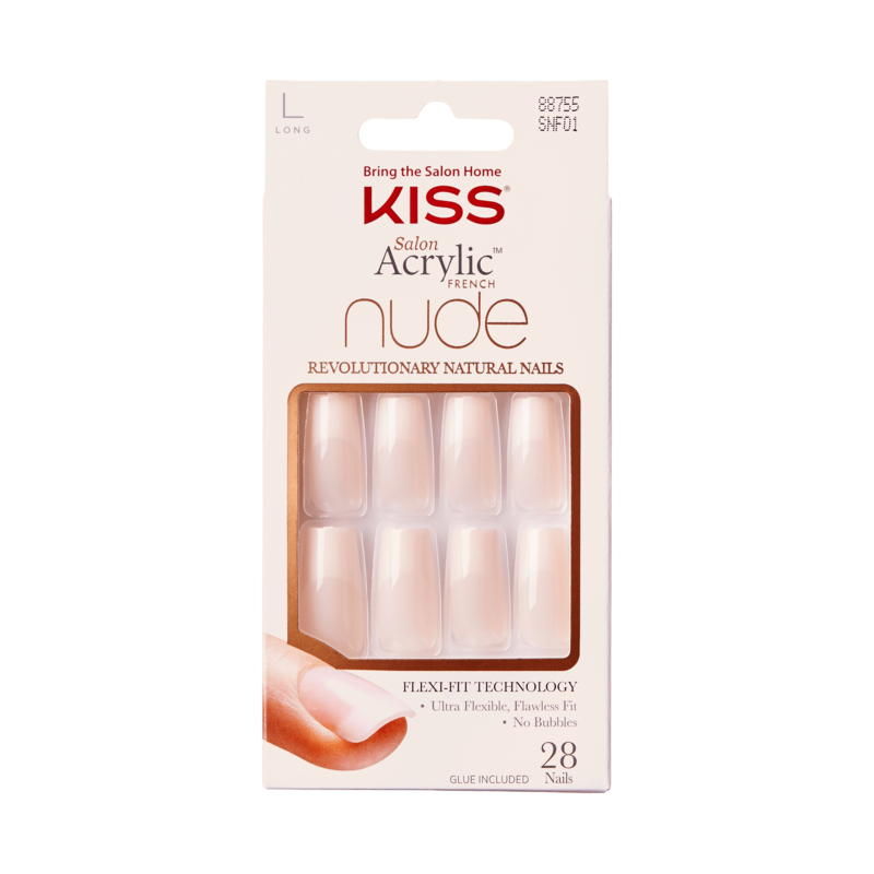 KISS NAIL ACRYLIC NUDE SNF01
